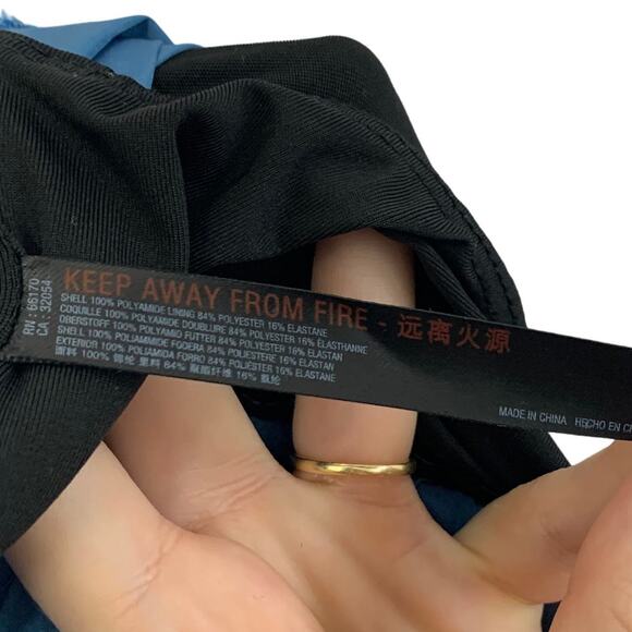 Free People FP Movement The Way Home Shorts Women's Sz M Blue Workouts High Rise - Picture 7 of 8